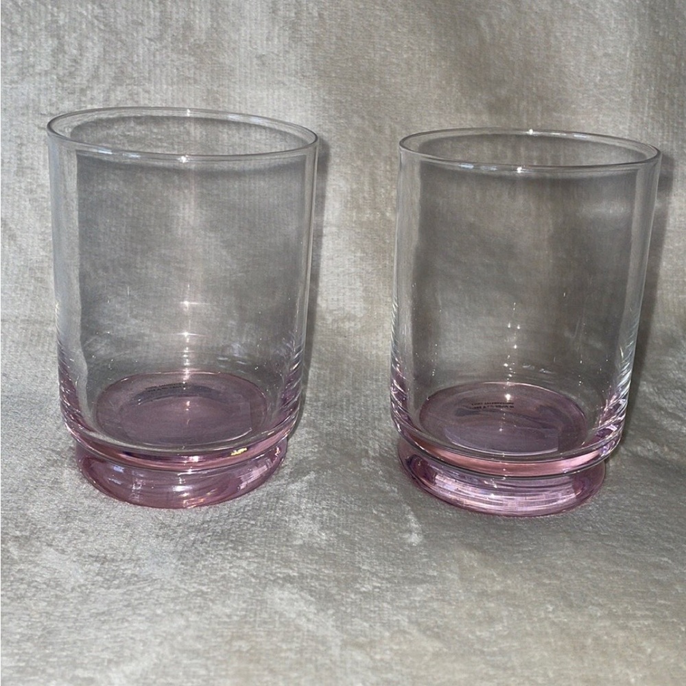 Kate Spade Charles Lane Blush Whiskey Glasses